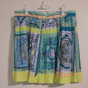 Beulah Multicolor A-Line Skirt